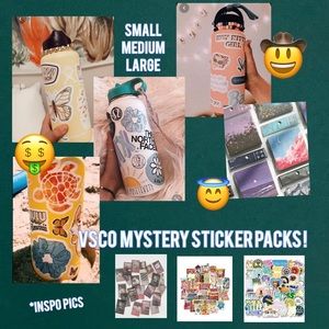 VSCO/beach mystery sticker packs!! +free gift